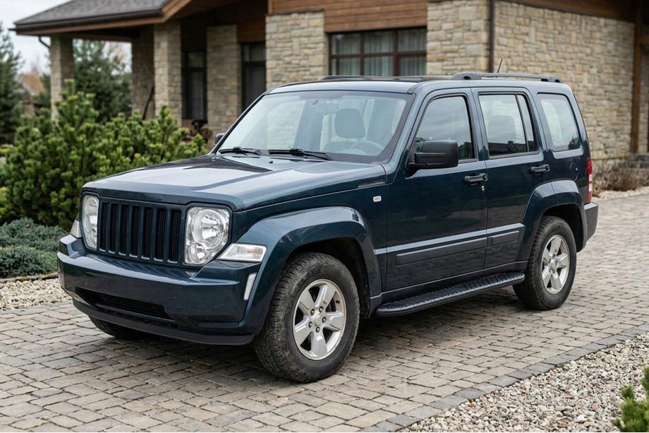 Jeep Cherokee/Liberty 2007-2013 Marchepieds Latéraux Bosphore Black (2 pcs, Aluminium) Image