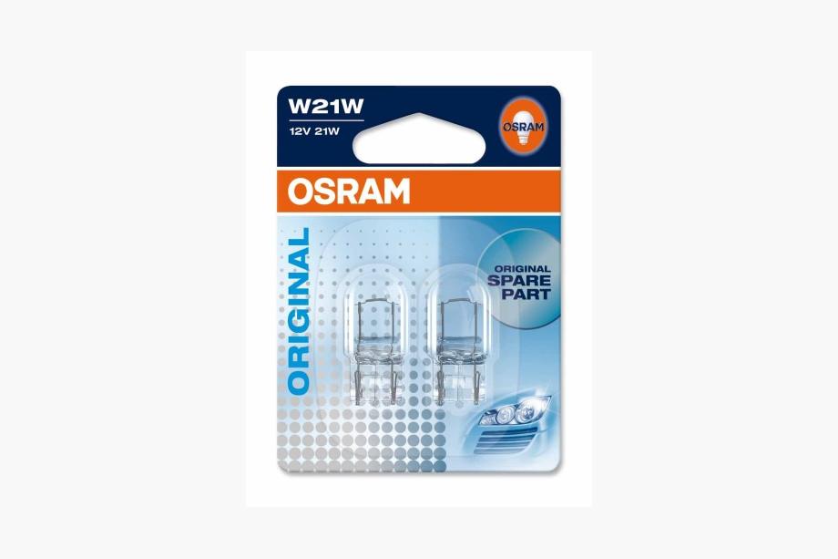 Ampoule de signalisation Osram 7505 W21W 12V 21W W3x16d (2 pcs) Image