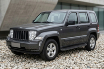 Jeep Cherokee/Liberty 2007-2013 Marchepieds Latéraux Tayga Black (2 pcs, Aluminium) photo 1
