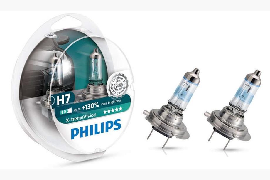 Ampoule de phare Philips H7 55W 12972XV Xtreme Vision +130% Image