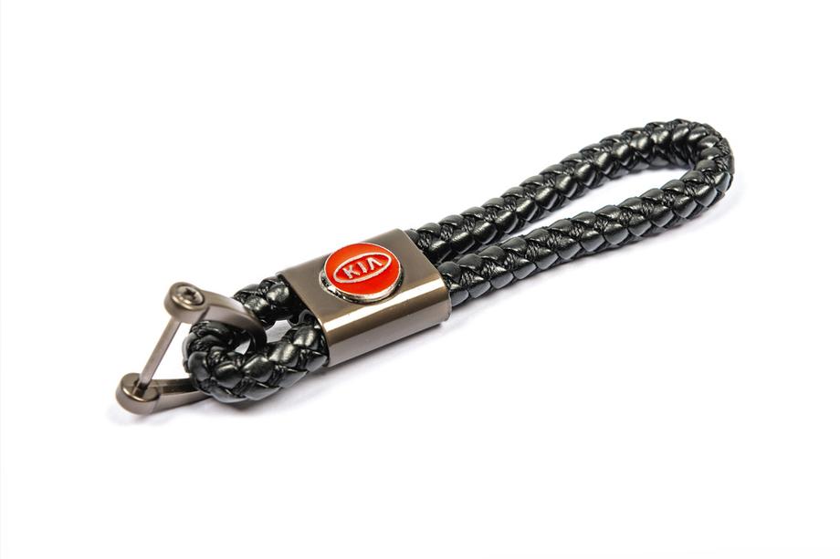 KIA Porte-clés en cuir V1 avec logo KIA Image