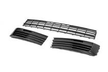 Volkswagen T6 2015-2024 Grille inférieure avant (3 pièces, mat) photo 2