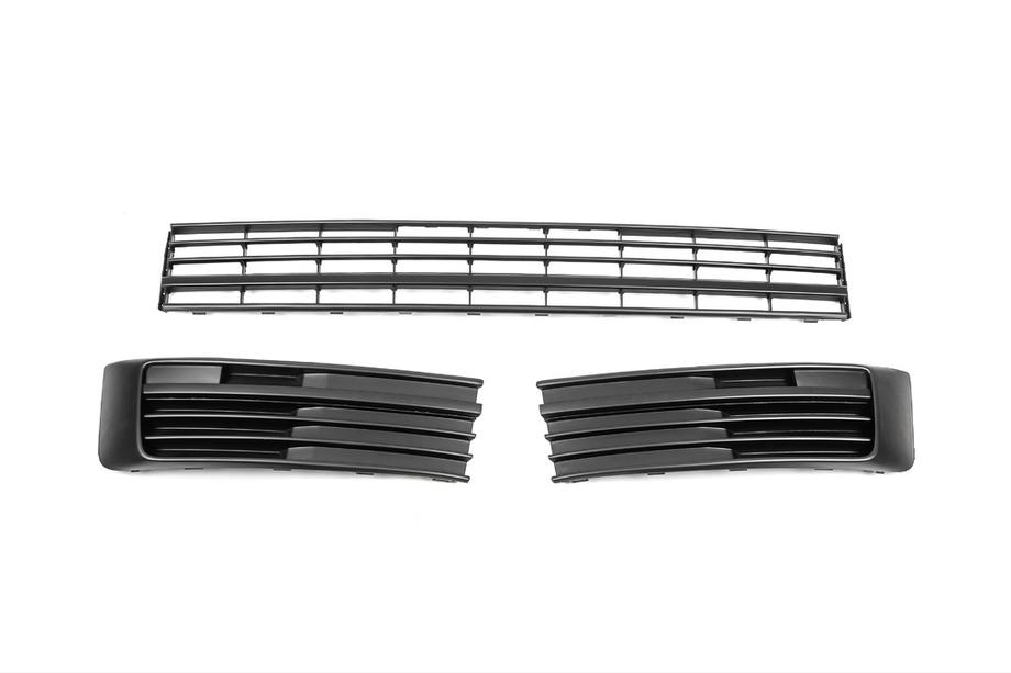 Volkswagen T6 2015-2024 Grille inférieure avant (3 pièces, mat) Image