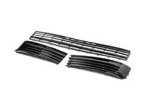 Volkswagen T6 2015-2024 Grilles inférieures avant (3 pièces, brillant) photo 2