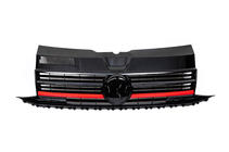 Volkswagen T6 2015-2024 Calandre avant avec bande rouge (pour emblème) photo 3