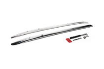 Toyota Land Cruiser 300 2021- Barres de toit longitudinales intégrées chromées (Aluminium) photo 3