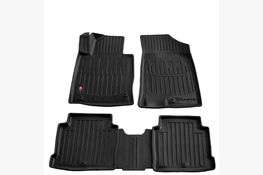 Kia Optima 2016- Tapis de sol en caoutchouc Stingray 3D (5 pcs, polyuréthane) Image
