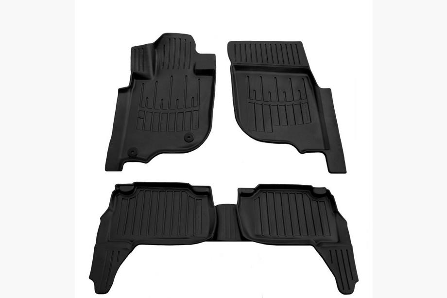 Mitsubishi Pajero Sport 2015- Tapis de sol en caoutchouc Stingray 3D (5 pcs, polyuréthane) Image