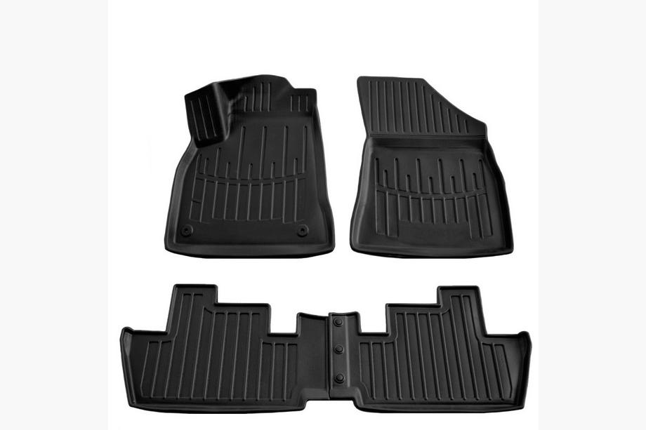 Peugeot 3008 2008-2016 Tapis de sol caoutchouc Stingray 3D (4 pcs, polyuréthane) Image