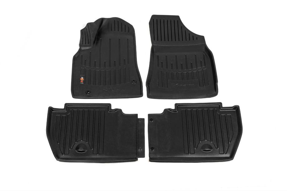 Citroen Berlingo 2008-2018 Tapis de sol caoutchouc Stingray 3D (4 pcs, polyuréthane) Image