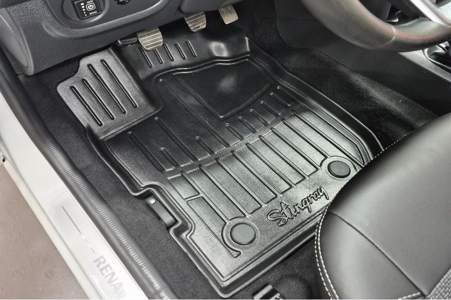 Renault Logan MCV 2013-2022 Tapis de sol en caoutchouc Stingray 3D (5 pcs, polyuréthane) Photo 1