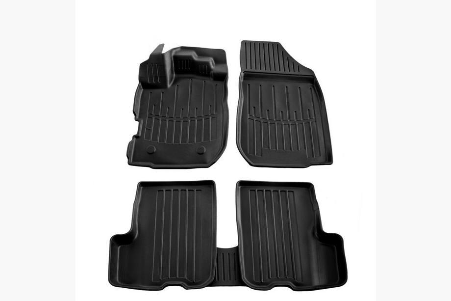 Renault Logan MCV 2013-2022 Tapis de sol en caoutchouc Stingray 3D (5 pcs, polyuréthane) Photo 6
