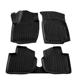 Tapis de sol en caoutchouc Stingray 3D (5 pcs, polyuréthane) Skoda Rapid 2012-2019