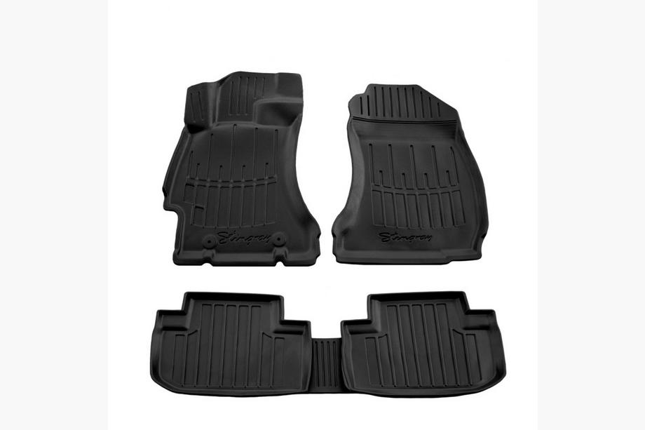 Subaru Forester 2013-2018 Tapis de sol en caoutchouc Stingray 3D (5 pcs, polyuréthane) Image