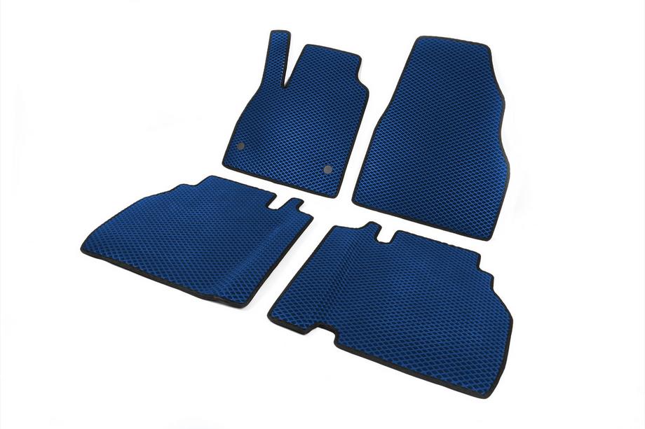 Renault Kangoo 2008–2020 Tapis de sol EVA (Bleus) Avant et arrière Photo 2