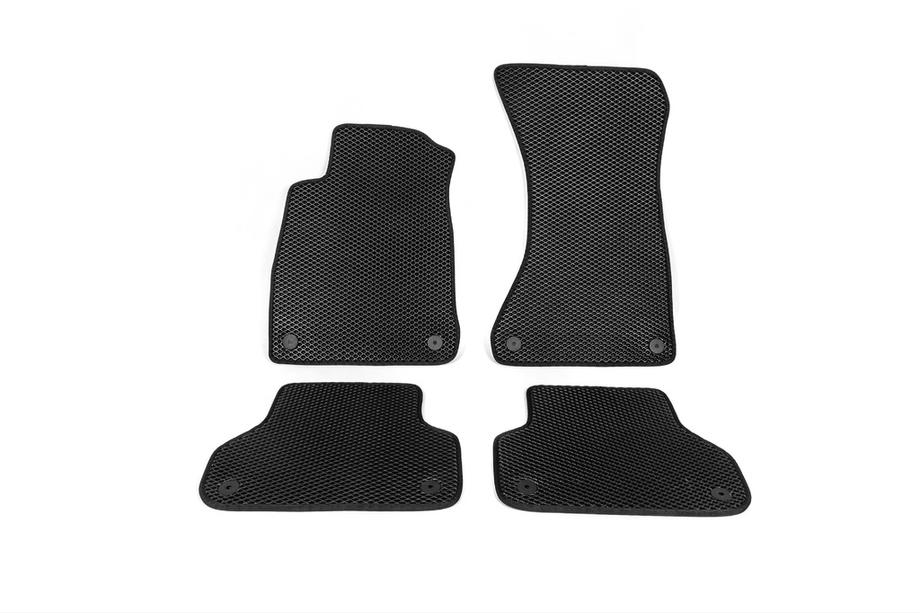 Audi A4 B9 2015-2024 Tapis de sol EVA (noirs) Image