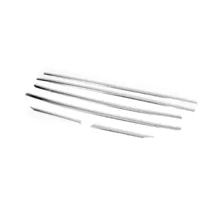 Encadrement de vitres inox (6 pcs) photo 3
