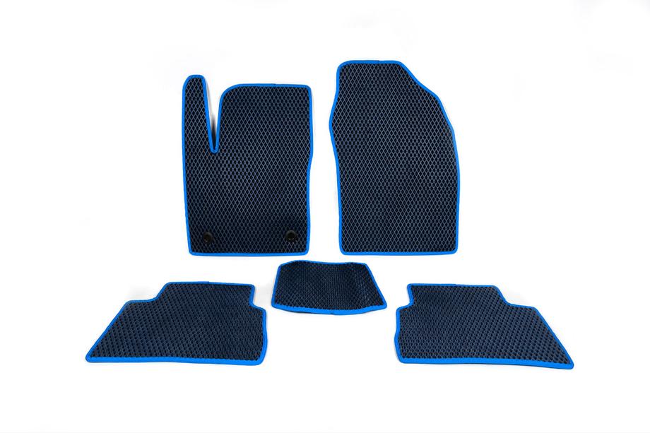 Toyota C-HR 2016-2023 Tapis de sol EVA (Bleus) Image