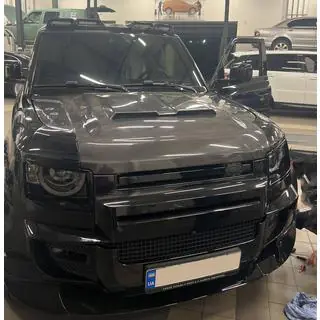 Capot en carbone (carbone véritable) Land Rover Defender 2019- photo 1