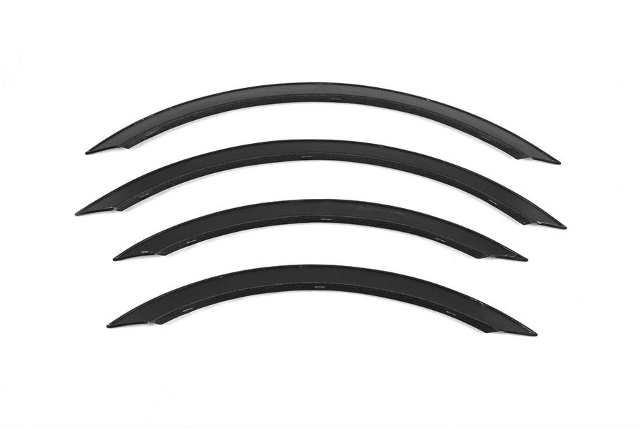 Mercedes Sprinter W906 2006–2018 Extensions d'ailes (4 pcs, noires, inox) Image