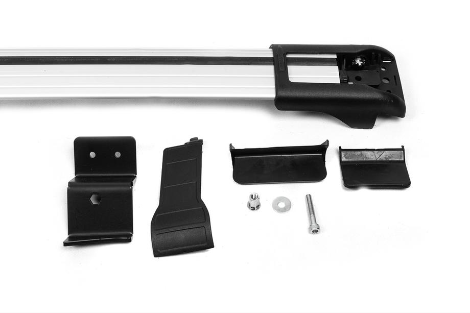 Renault Duster 2018-2024 Barres de toit pour barres longitudinales verrouillables Wingbar V1 (2 pcs) Noir Photo 10