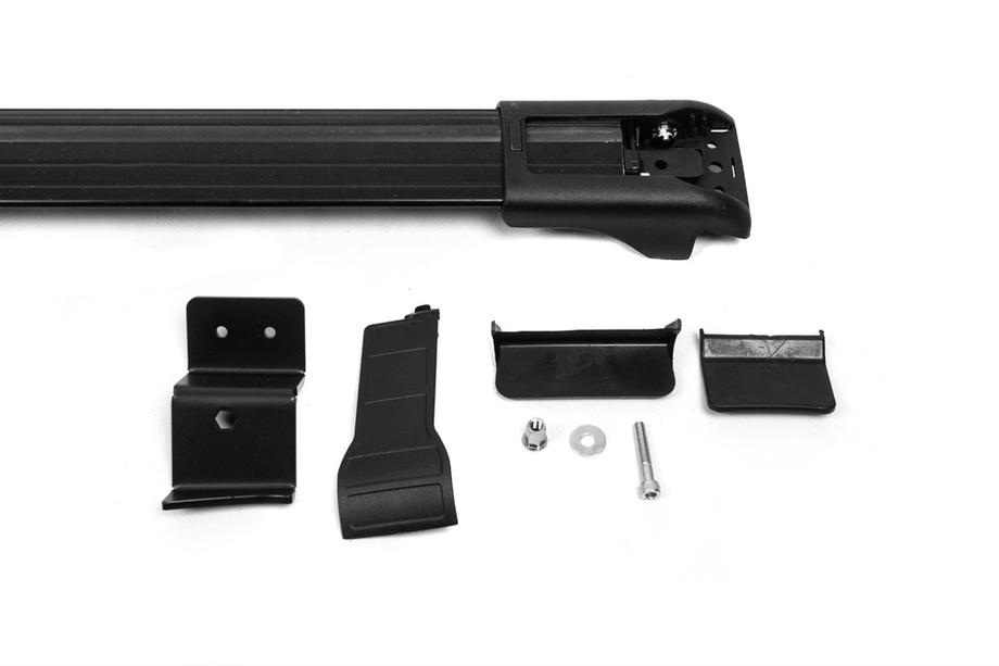 Renault Duster 2018-2024 Barres de toit pour barres longitudinales verrouillables Wingbar V1 (2 pcs) Noir Photo 12