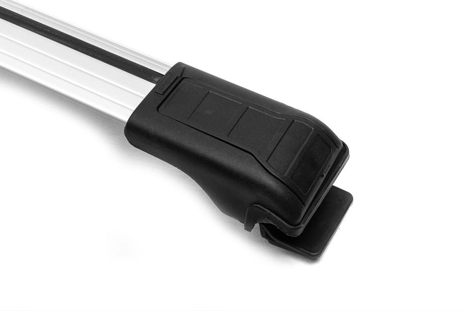 Renault Duster 2018-2024 Barres de toit pour barres longitudinales verrouillables Wingbar V1 (2 pcs) Noir Photo 8