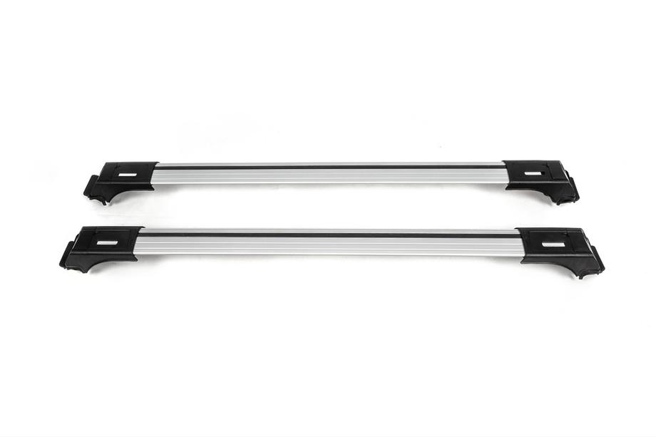 Barres de toit pour barres longitudinales standards verrouillables Skybar V1 (2 pcs) jusqu'à 140cm, gris Photo 3