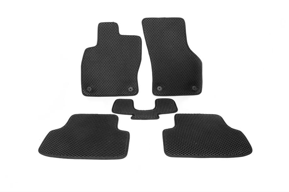 Audi A3 2012-2020 Tapis de sol EVA (noirs) Image