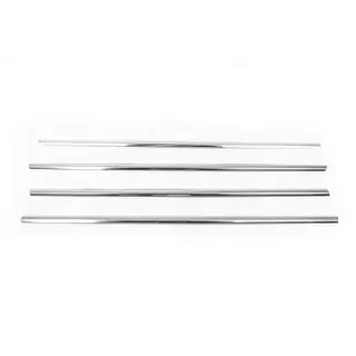 Baguettes inférieures de vitres inox (4 pcs) photo 2