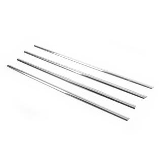 Baguettes inférieures de vitres inox (4 pcs) photo 4