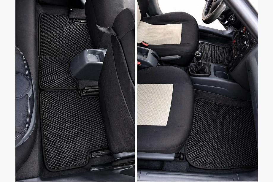 Daewoo Lanos 1998-2017 Tapis de sol EVA (noirs) Image