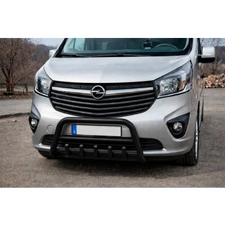 Pare-buffle WT003 Noir Inox Fiat Talento 2016- photo 1