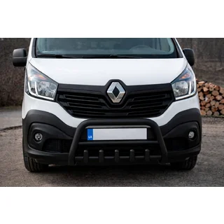 Pare-buffle WT003 Noir Inox Fiat Talento 2016- photo 2