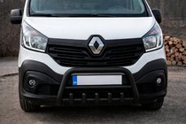 Renault Trafic 2015- Pare-buffle WT003 Noir Inox photo 2