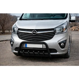 Pare-buffle WT003 Noir Inox Nissan NV300/Primastar 2016- photo 1