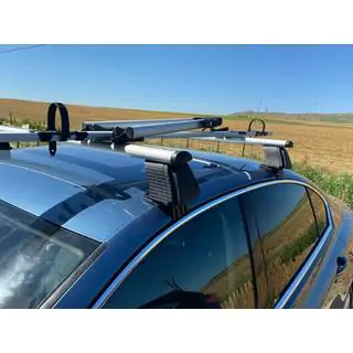 Barres de toit pour toit lisse Erkul V4 (chrome, paire) photo 1
