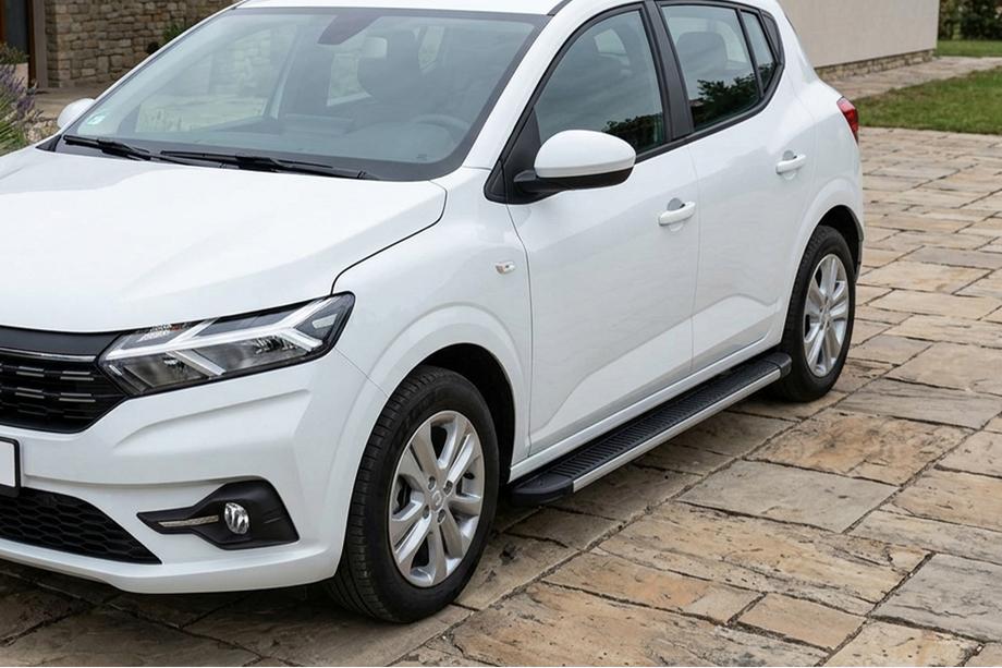 Dacia Sandero 2021- Marchepieds Latéraux Maya V1 (2 pcs, Aluminium) Image