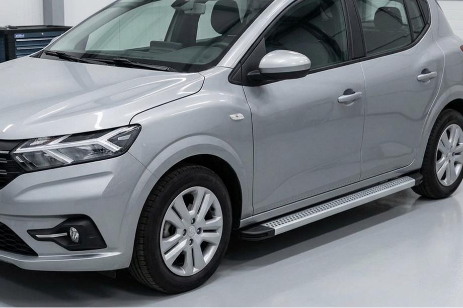 Dacia Sandero 2021- Marchepieds Latéraux Maya V2 (2 pcs, Aluminium) Image