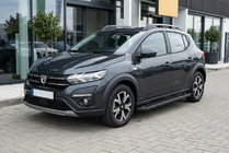 Dacia Sandero 2021- Marchepieds Latéraux Allmond Black (2 pcs, Aluminium) photo 1