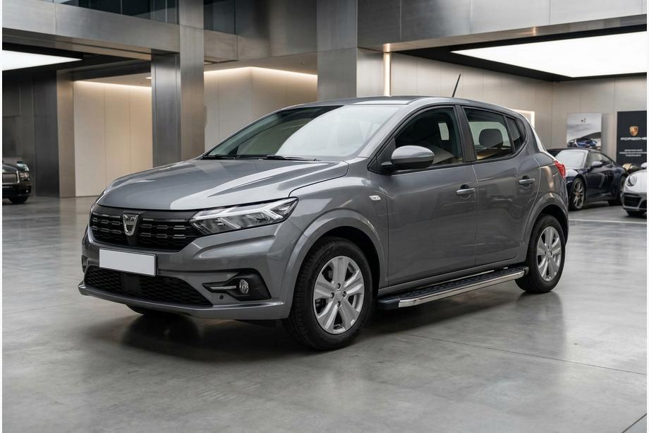 Dacia Sandero 2021- Marchepieds Latéraux BlackLine (2 pcs, Aluminium) Image