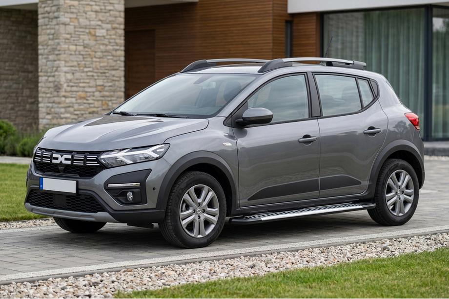 Dacia Sandero 2021- Marchepieds Latéraux Line (2 pcs, Aluminium) Image