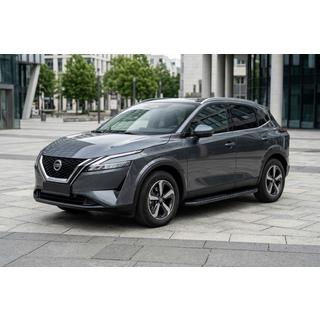 Marchepieds Latéraux Bosphorus Black (2 pcs, Aluminium) Nissan Qashqai 2021- photo 1
