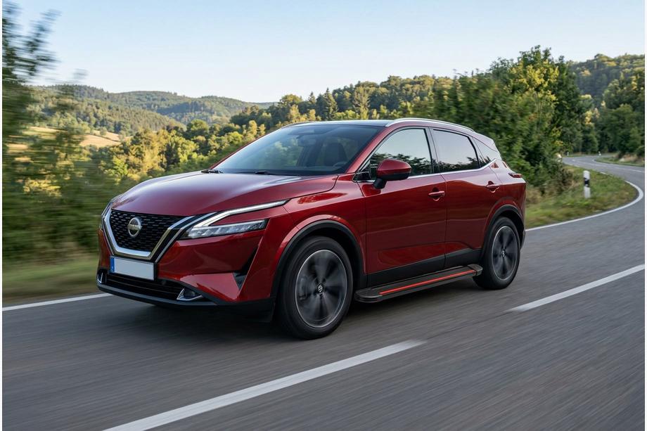 Nissan Qashqai 2021- Marchepieds Latéraux Maya Red (2 pcs, Aluminium) Photo 1