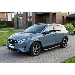 Marchepieds Latéraux BlackLine (2 pcs, Aluminium) Nissan Qashqai 2021- photo 1