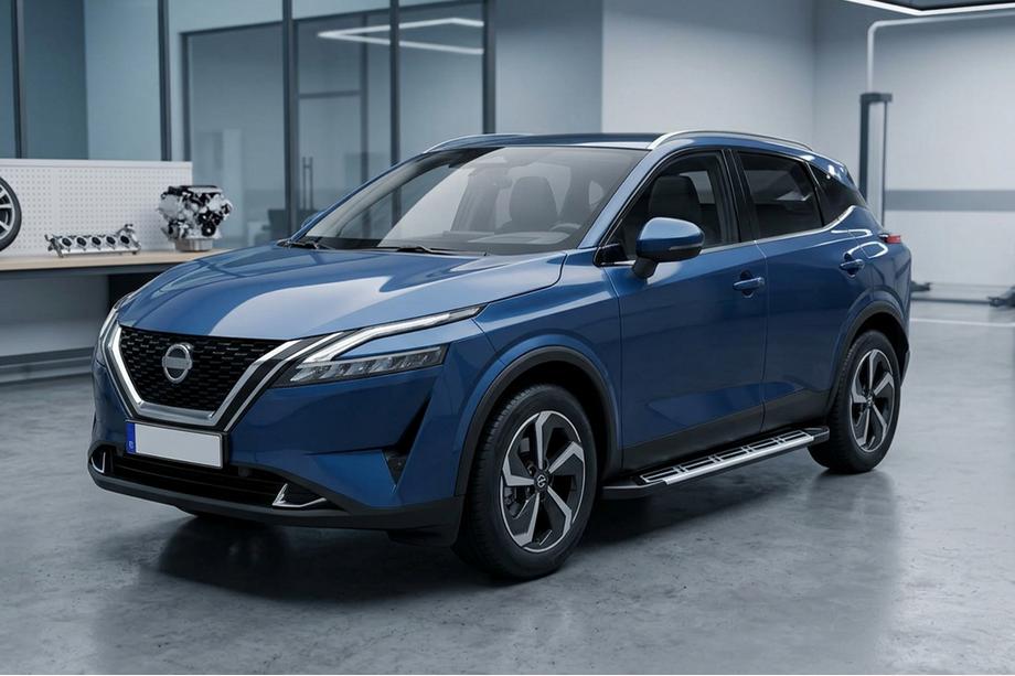 Nissan Qashqai 2021- Marchepieds Latéraux Sunrise (2 pcs, Aluminium) Image