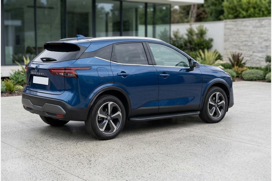 Nissan Qashqai 2021- Marchepieds Latéraux Tayga Black (2 pcs, Aluminium) Image