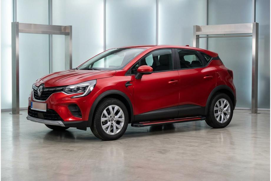 Renault Captur 2019- Marchepieds Latéraux Maya Red (2 pcs, Aluminium) Image