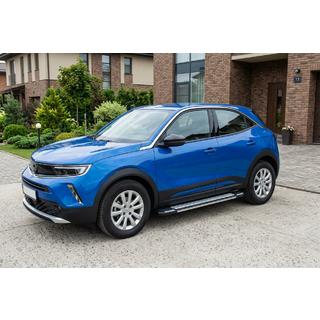 Marchepieds Latéraux Rainbow (2 pcs, Aluminium) Opel Mokka 2021- photo 1