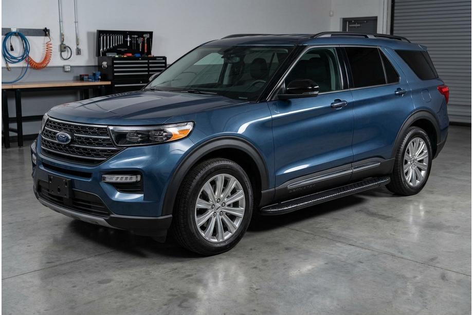 Ford Explorer 2019- Marchepieds Latéraux Bosphorus Black (2 pcs, Aluminium) Image